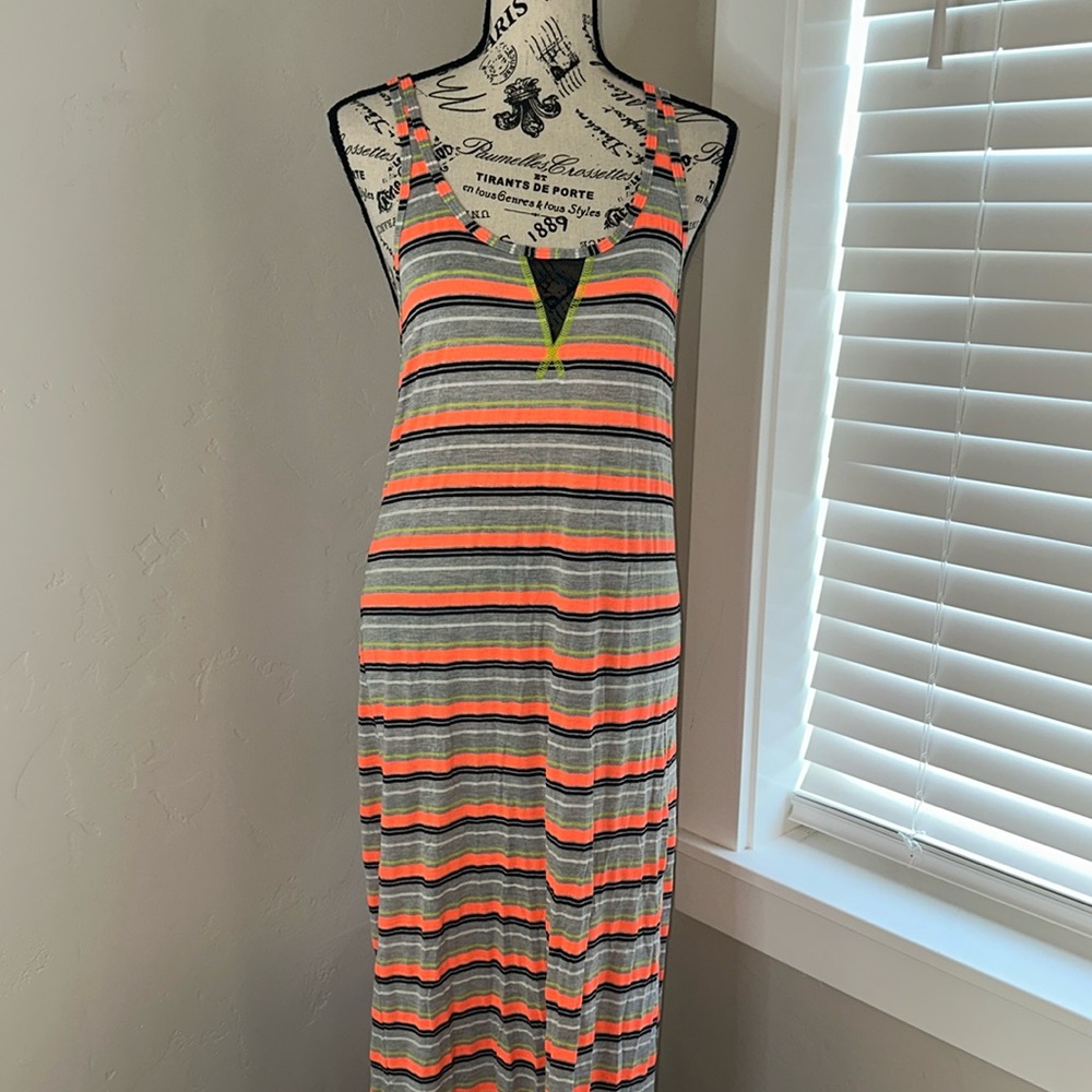 Trina Turk Striped Maxi Dress